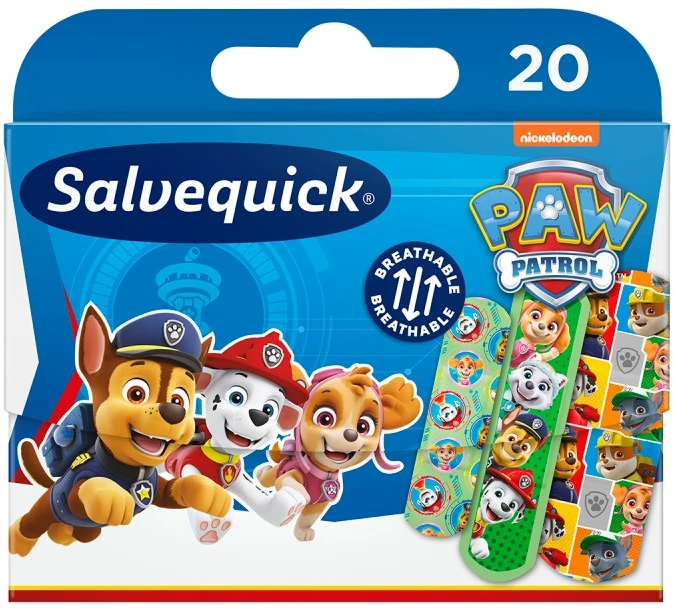 SalveQuick Paw Patrol 20 pleistrų