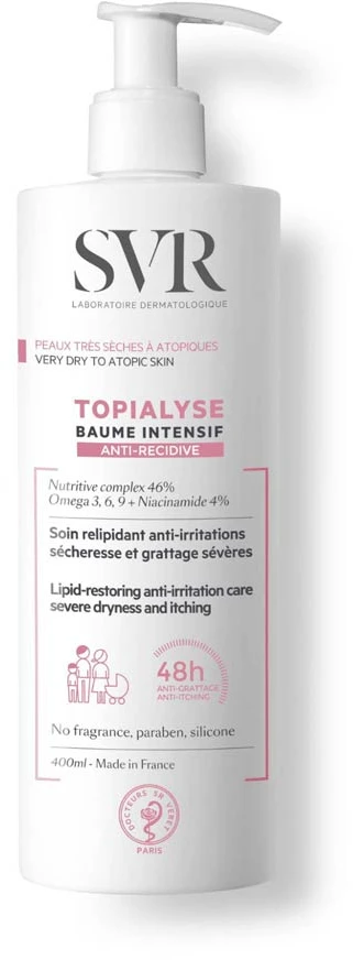 Svr Topialyse Baume Protect intensyviai maitinantis veido ir kūno kremas sausai/atopinei odai, 400 ml