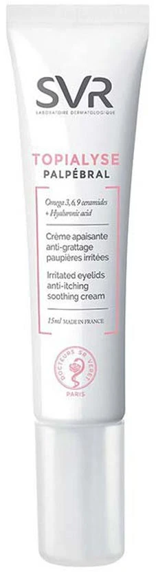 SVR Topialyse Palpebral Irritated Eyelids Kremas akių vokų kremas 15ml