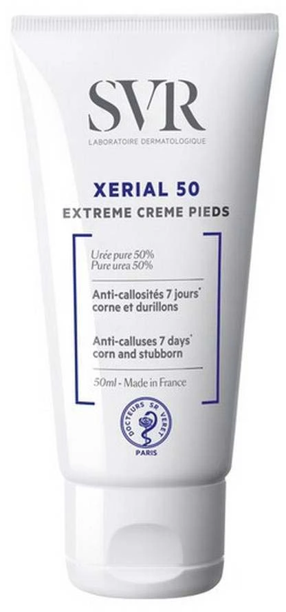 Svr Xerial 50 Extreme pėdų kremas, 50ml