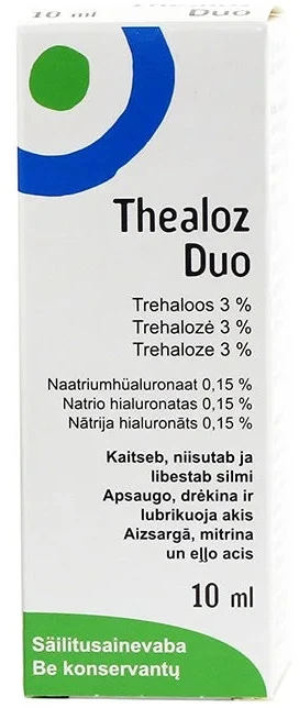 Laboratories Thea Drėkinantys akių lašai Thealoz Duo, 10 ml