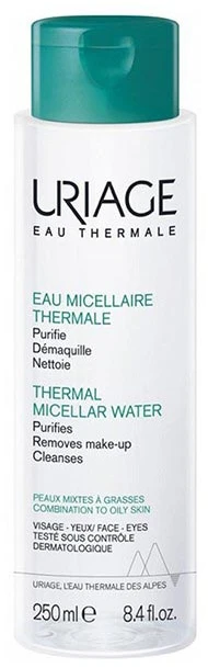 Uriage Eau Thermale Thermal Micellar Vanduo Purifies Micellar Vanduo unisex, 250 ml
