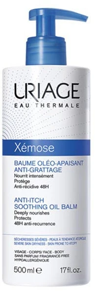 Uriage Xémose Anti-Itch Soothing Oil Balm Raminamasis balzamas labai sausai odai, 500 ml