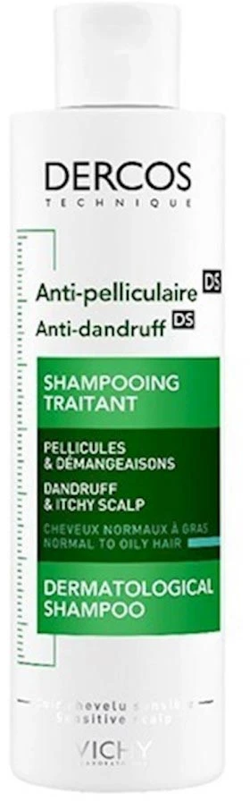 Šampūnas nuo pleiskanų normaliems ir riebaluotiems plaukams, 200 ml