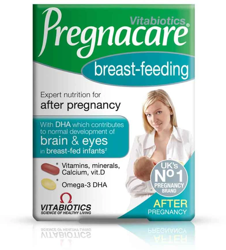 Vitabiotics Pregnacare Maisto papildas krūtimi maitinančioms motinoms 84 tabletės/kapsulės