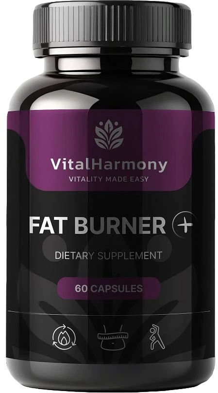 Vitalharmony Pagaminta ES pagal SIA MatrixSoftLabs užsakymą (Latvija) VH.Nutra Fat Burner Plus - 60 kapsulių