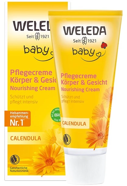 Weleda Kūdikių kremas kūnui ir veidui kūdikiams su calendula 75ml
