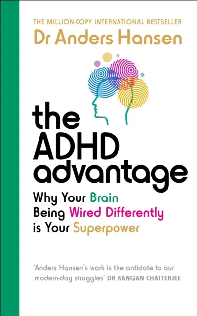 KNYGA Anders Hansen ADHD Advantage, Why Your Brain Being Wired Differently is Your Superpower