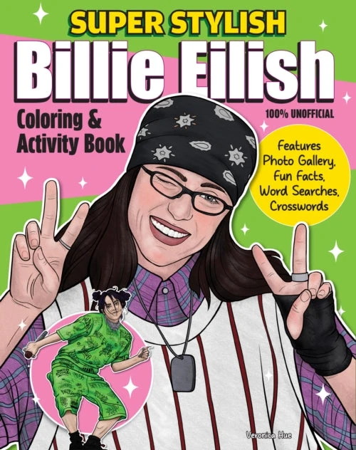 KNYGA Ava Moore Super Stylish Billie Eilish Coloring & Activity Book