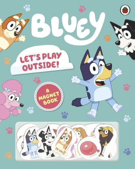 KNYGA Bluey: Let's Play Outside!: Magnet Book