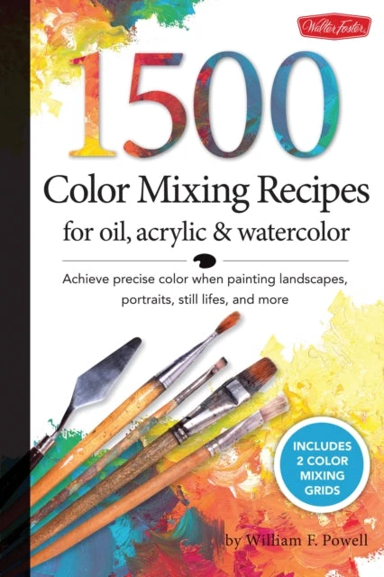 KNYGA Bookshop 1,500 Color Mixing Recipes for Oil, Acrylic &amp; Watercolor