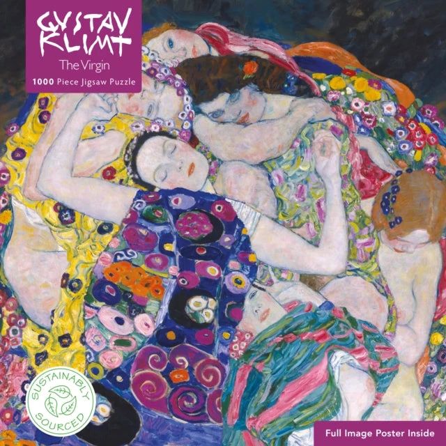 Dėlionė Bookshop Adult Sustainable Jigsaw Puzzle Gustav Klimt: The Virgin