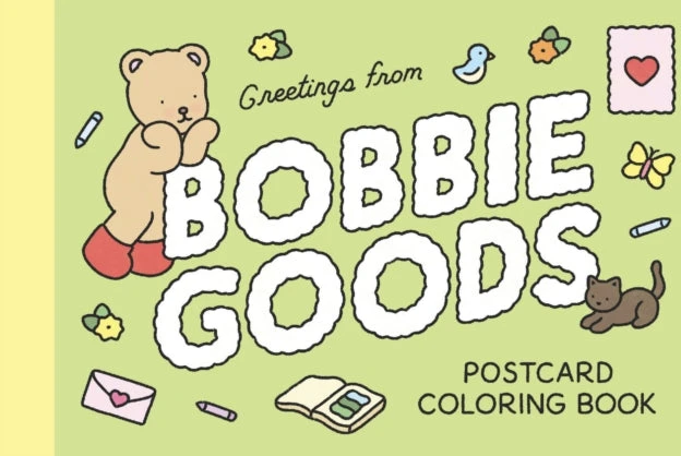 KNYGA Bookshop Bobbie Goods Postcard Coloring Book