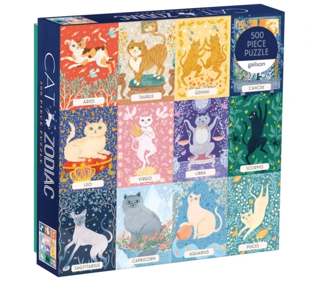 Sarah McMenemy dėlionė „Katė Zodiako“ (500 detalių)