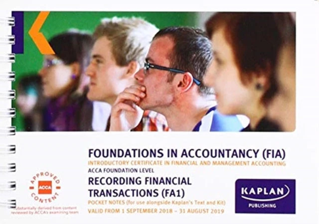 KNYGA Bookshop FA1 - RECORDING FINANCIAL TRANSACTION - POCKET NOTES