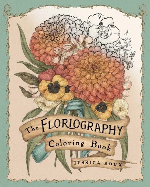 KNYGA Bookshop Floriography Coloring Book