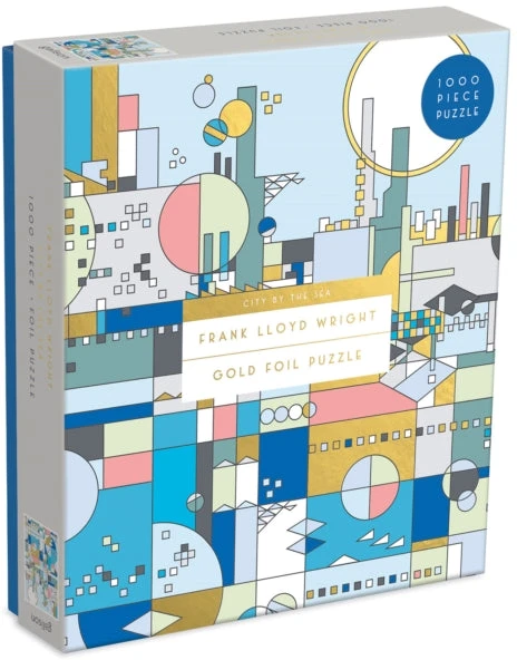 Dėlionė „Galison Frank Lloyd Wright: City by Sea“, 1000 detalių folija