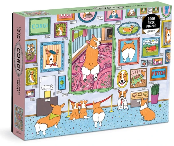 KNYGA Bookshop Museum of the Corgi 1000 Piece Puzzle