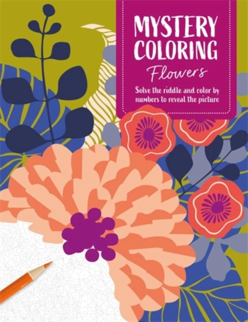 KNYGA Bookshop Mystery Coloring Flowers