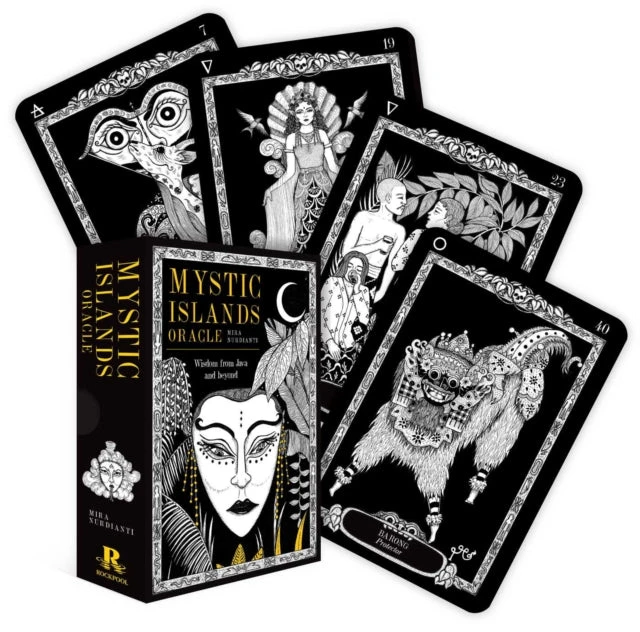 Rockpool Mystic Islands Oracle – 44 kortų orakulo kaladė su vadovu intuicijai