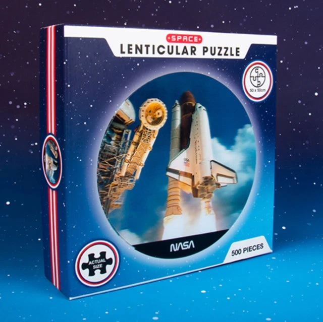 Dėlionė Bookshop NASA Lenticular Puzzle
