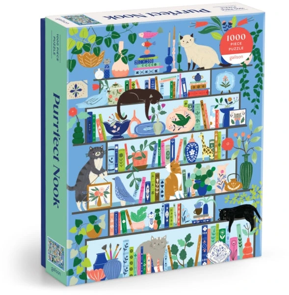 Galison Dėlionė „Purrfect Nook“, 1000 detalių