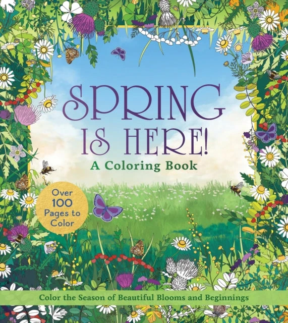 KNYGA Bookshop Spring is Here! Coloring Book