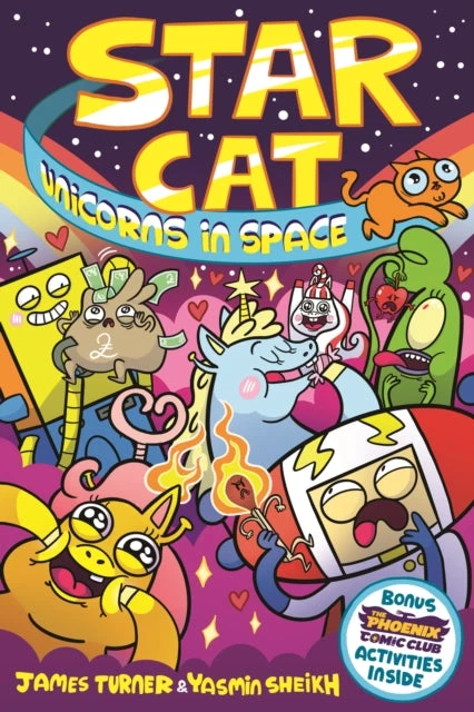 KNYGA Bookshop Star Cat: Unicorns in Space! (a Phoenix Comic Book)