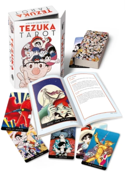 Osamu Tezuka Tarot rinkinys su knyga ir manga iliustracijomis – Lo Scarabeo