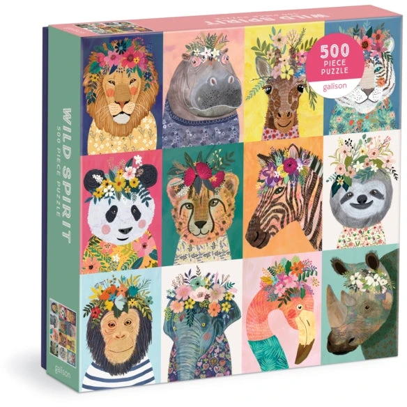 Dėlionė Galison Wild Spirit 500 Piece Puzzle