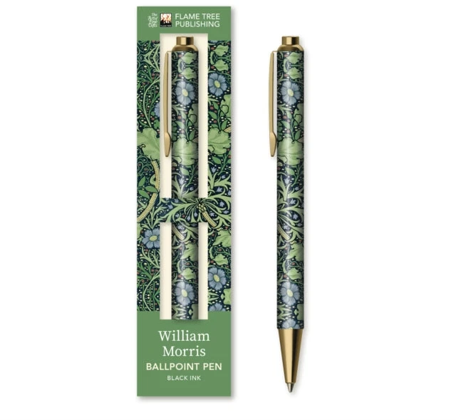 KNYGA Bookshop William Morris: Seaweed Boxed Decorative Ballpoint Pen