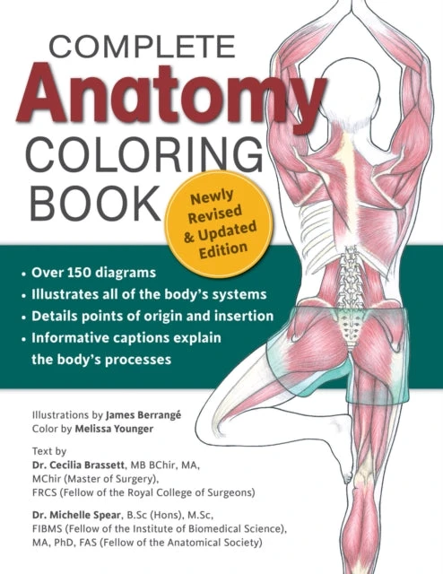 KNYGA C R Constant Complete Anatomy Coloring Book, Newly Revised and Updated Edition