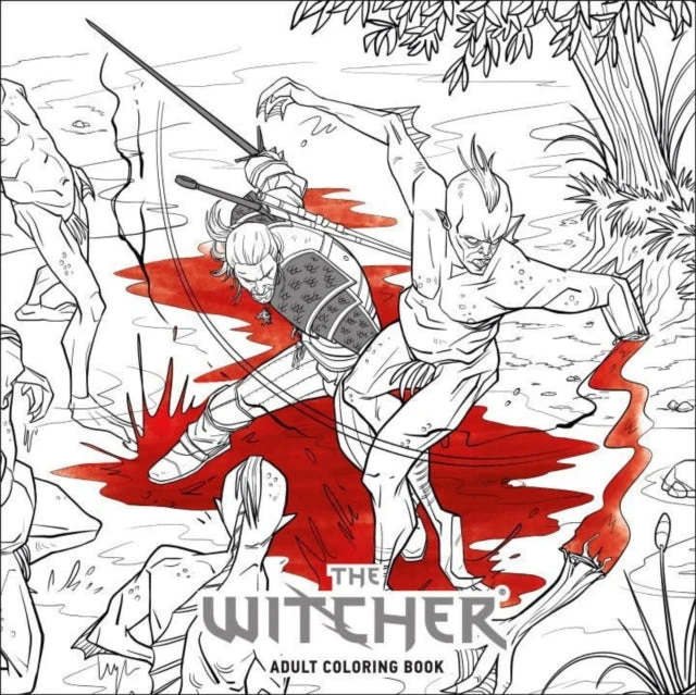 KNYGA Cd Projekt Red Witcher Adult Coloring Book