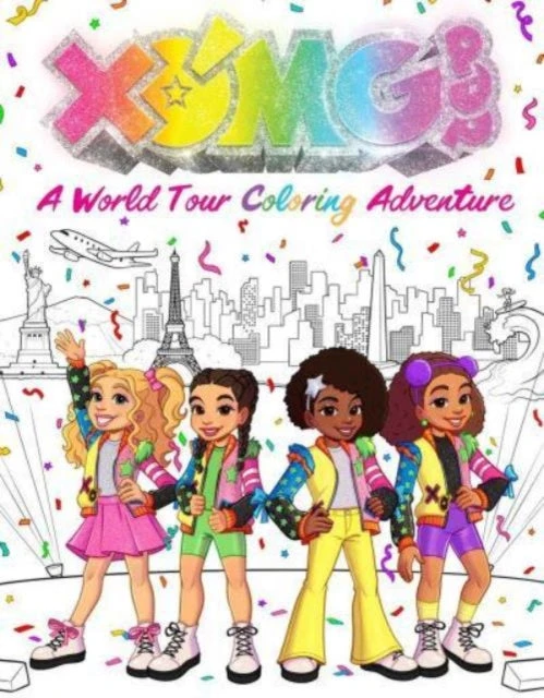KNYGA Chris Ruz XOMG POP!, A World Tour Coloring Adventure