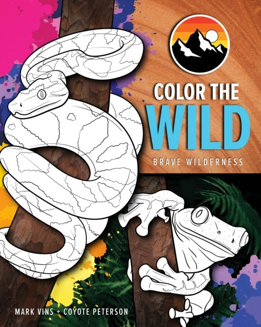 KNYGA Color the Wild, Brave Wilderness Coloring Pages (Coyote Peterson Animal Coloring Book) (Ages 6-10)