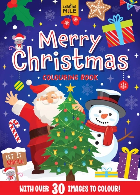 KNYGA Creative Mile Mile Creative Merry Christmas Colouring Book