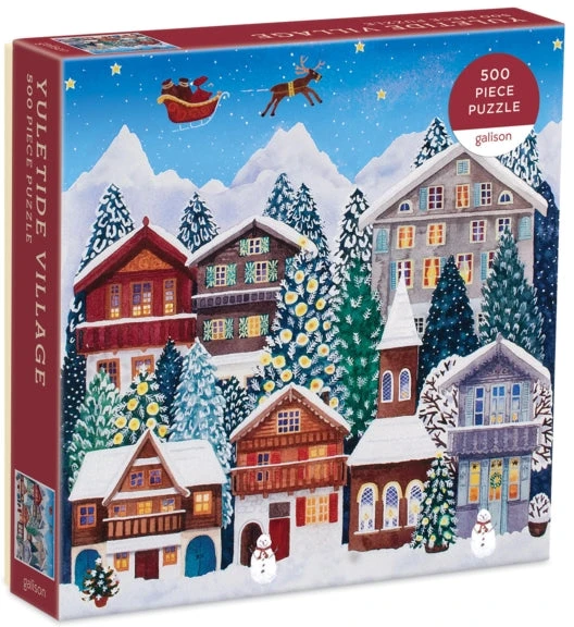 Dėlionė Galison Claire Wint Yuletide Village 500 Piece Puzzle