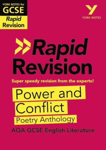 KNYGA David Grant Grant David York Notes RAPID AQA GCSE (Revision Guide) Power and Conflict Poetry Anthology - for 2026, 2027 exams