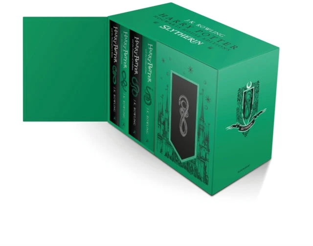 KNYGA J K Rowling Rowling, J.K. Harry Potter Slytherin House Editions Hardback Box Set