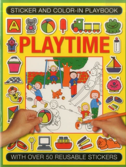 KNYGA Jenny Tulip Sticker and Color-in Playbook: Playtime