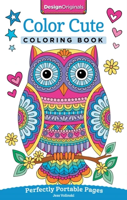 KNYGA Jess Volinski Color Cute Coloring Book, Perfectly Portable Pages