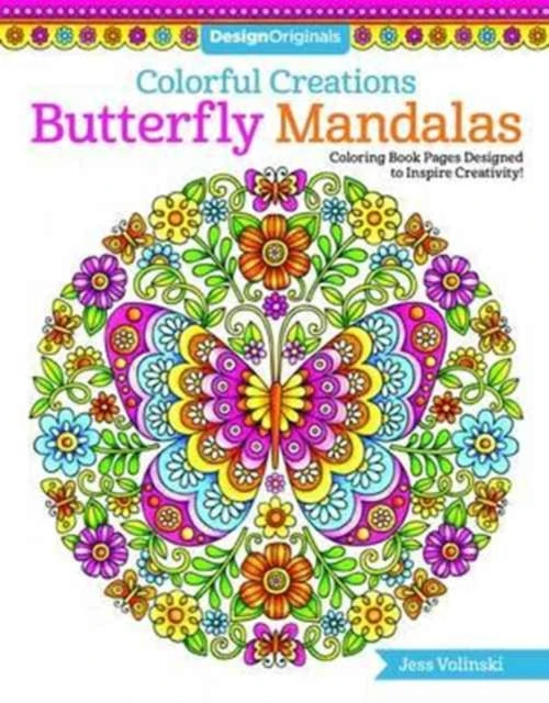 KNYGA Jess Volinski Colorful Creations Butterfly Mandalas