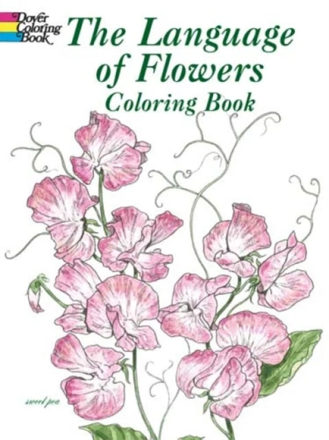 KNYGA John The Language of Flowers Coloring Book