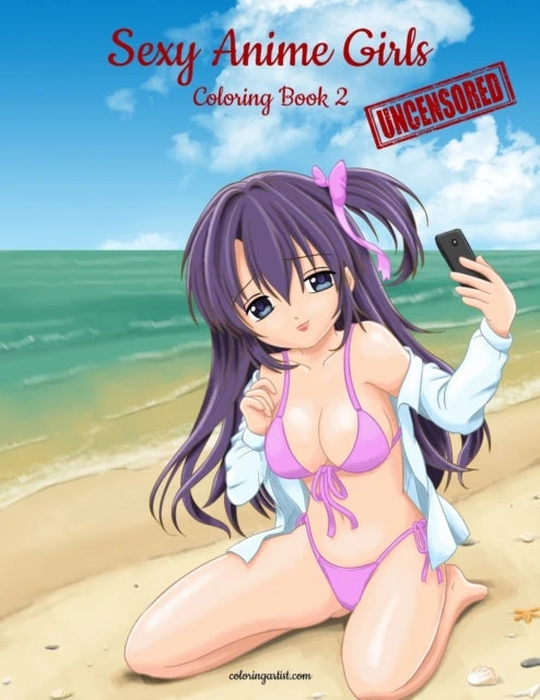 KNYGA Nick Snels Sexy Anime Girls Uncensored Coloring Book for Grown-Ups 2