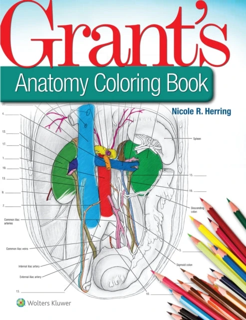 KNYGA NICOLE Grant's Anatomy Coloring Book