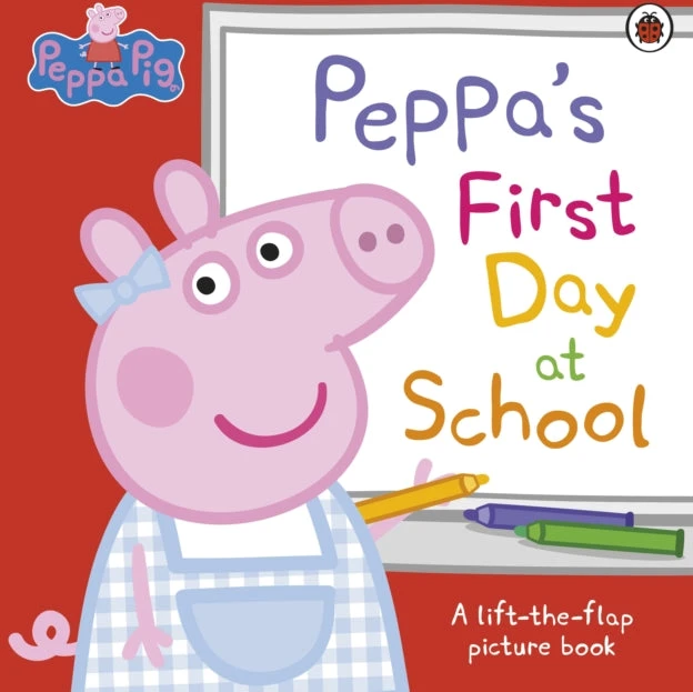 KNYGA Peppa Pig: Peppa’s First Day at School: A Lift-the-Flap Picture Book