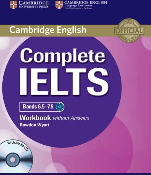KNYGA Rawdon Wyatt pilnas IELTS 6.5–7.5 testo sąsiuvinis be atsakymų su garso kompaktiniu disku