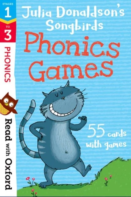 KNYGA Read with Oxford: Stages 1-3: Julia Donaldson's Songbirds: Phonics Games Flashcards