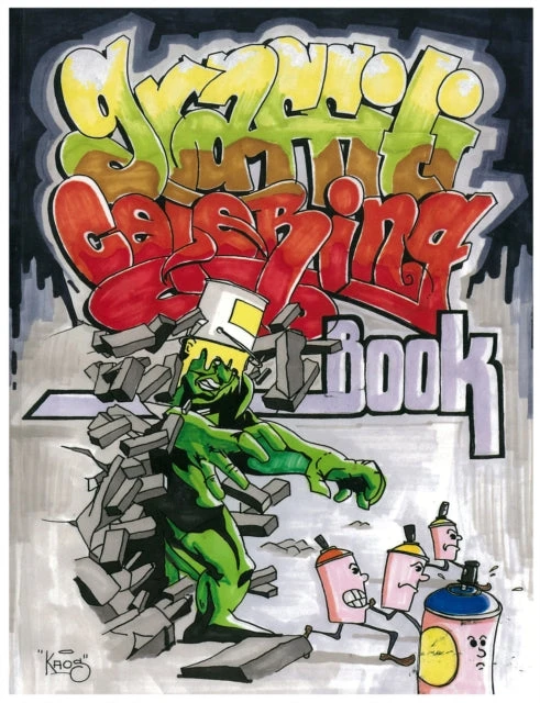KNYGA Uzi Wufc Graffiti Coloring Book