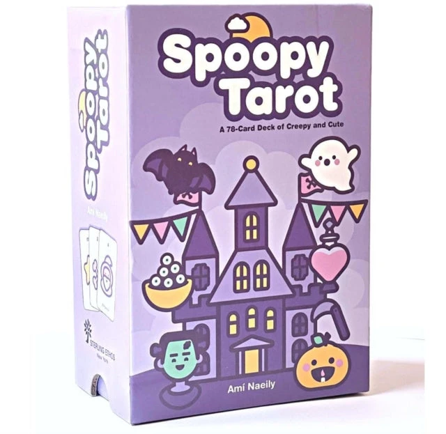 Sterling Ethos Taro kortų rinkinys - Spoopy Tarot 78 Kortų su Gido Knyga 512g